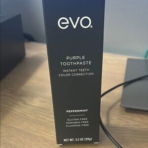 Evo Purple Toothpaste Brand New In Box
